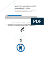 PHYSICAL QUANTITIES AND MEASUREMENT