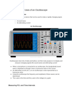 Uses of an Oscilloscope