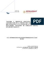 Iv.3.4 Determinación de Vel Permisibles en El Cauce Del Río