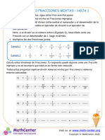 Dividing Mixed Fractions 1 Questions