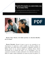 Judith Butler y Beatriz Preciado en Entrevista Con La Revista Têtu - Artillería Inmanente