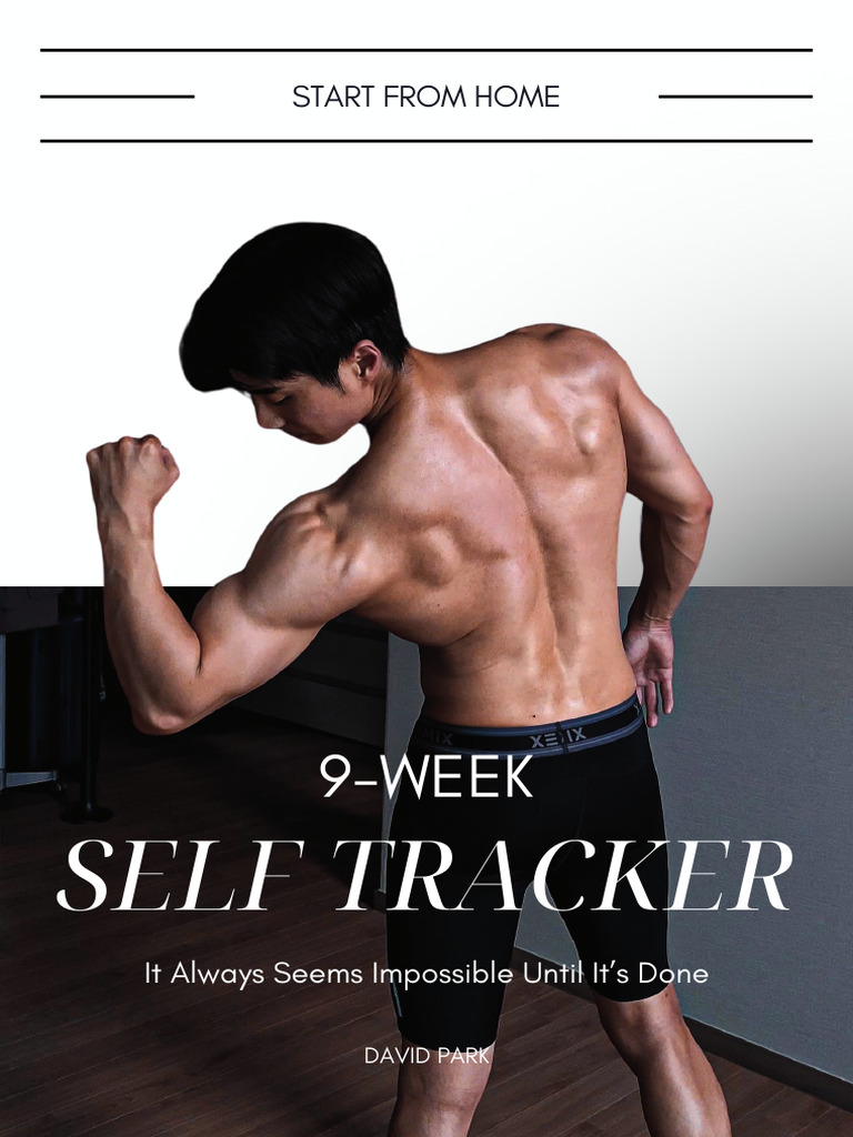 9week Self Tracker | PDF | Calorie | Body Mass Index