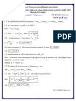 Examen PC-SN-2020 PC-BIOF correction 