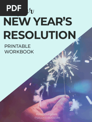 New Year's Resolution Workbook