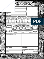 Dolmenwood Character Sheet