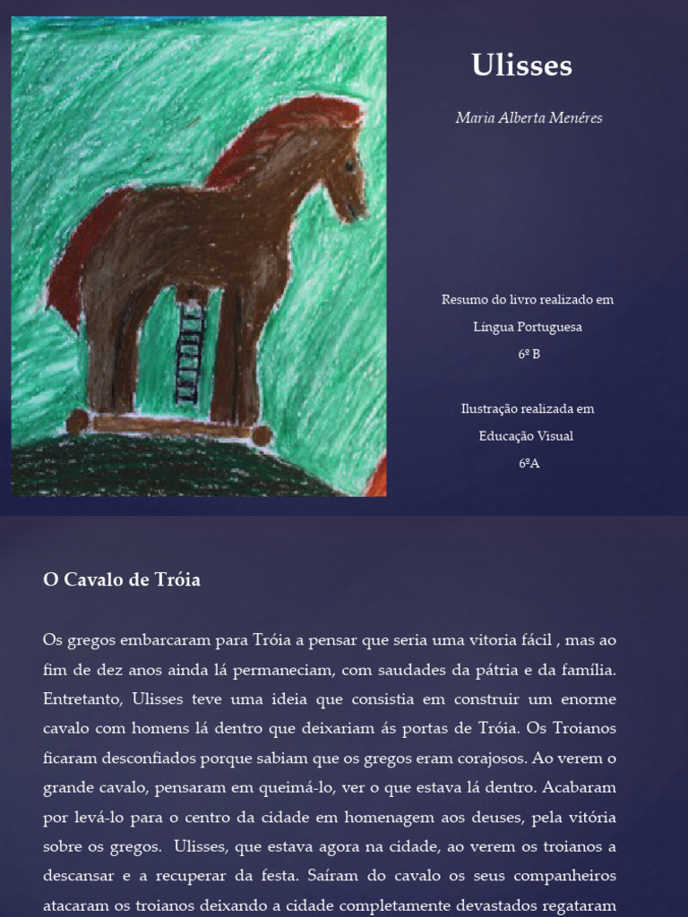 Ulisses Lingua Portuguesa | PDF | Ulisses | Odisseia