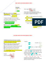 Fiche Revision Oxydo-reduction