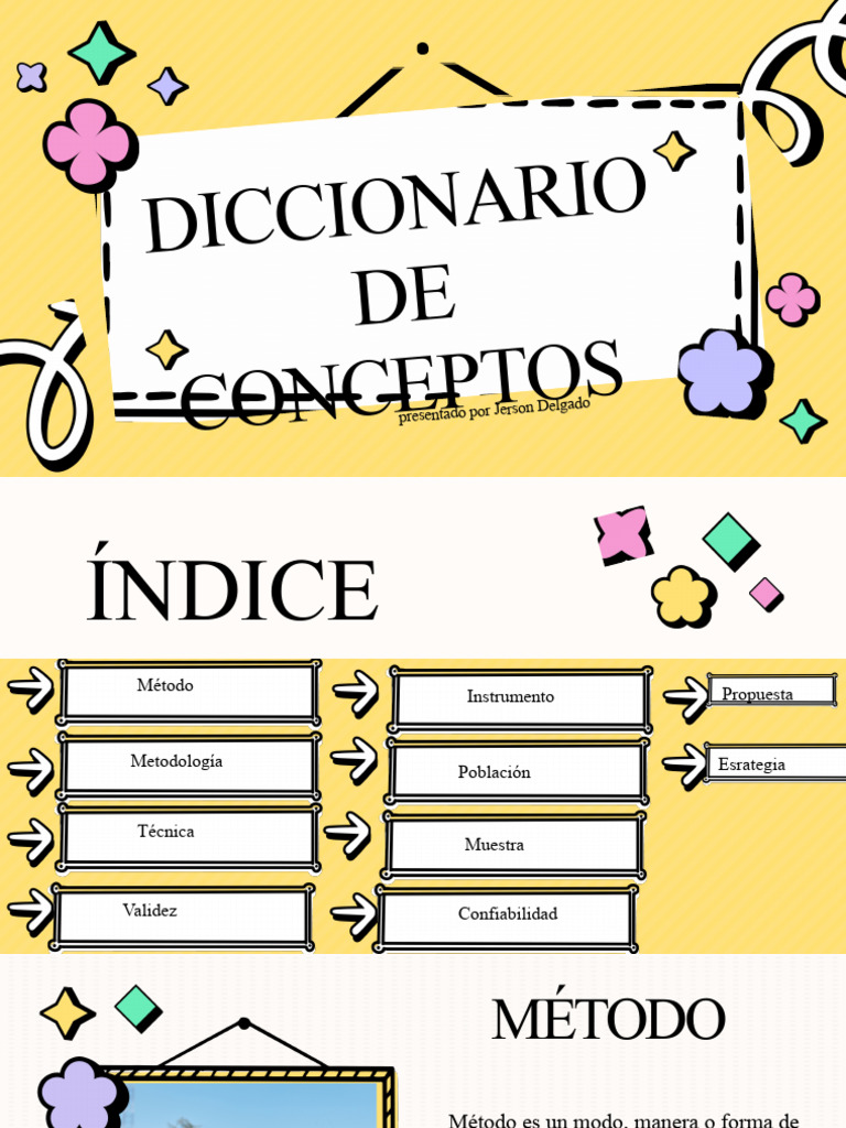 Diccionario de Conceptos | PDF | Muestreo (Estadísticas) | Validez