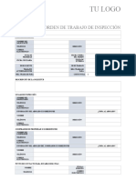 IC Inspection Work Order Template 27207 - ES