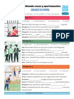 Describing Houses and Apartments Spanish Dialogues in PDF