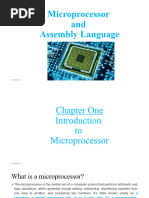 Microprocessor Chapter One