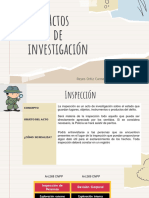 Actos de Investigacion