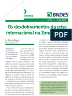 Os desdobramentos da crise internacional na Zona do Euro