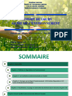 Cours Environnement - Chapitre 1