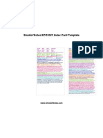 ECO2023 - Exam 2 Index Card Template