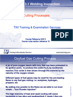 Thermal Cutting Processes