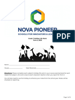 Grade7 - T2 - 2023 Nova Pioneer Holiday Life Work - Tatu - Internal