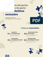 Actuación Del Perito Psicólogo de Parte en Los Delitos Sexuales