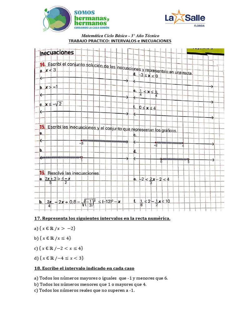 TP INTERVALOS E INECUACIONES 1 PDF