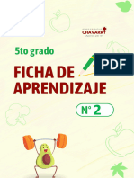 Ficha de Aprendizaje N°2 - 5to Grado