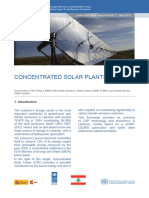 Concentrated Solar Plants