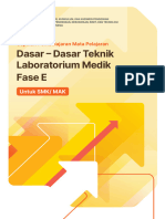 CP Mata Pelajaran Dasar - Dasar Teknik Laboratorium Medik