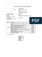 Ficha Técnica de Evaluación Del Intrumento: Opción Muy Deficiente Deficiente Regular Bueno Excelente