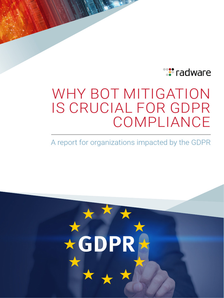 Bot Mitigation for GDPR Compliance | PDF | Computer Security | Security