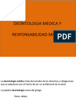 Deontologia Medica y Responsabilidad