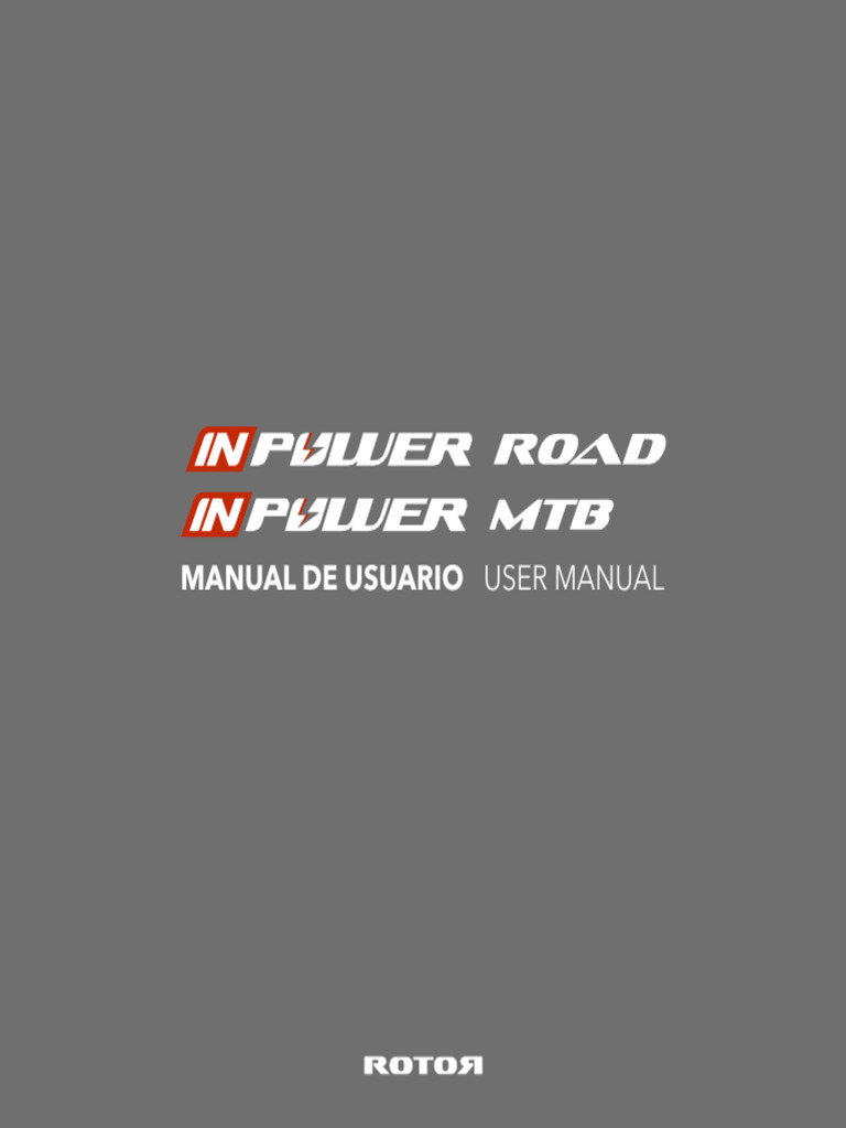 Inpower DM Road MTB Manual en Es | PDF | Aplicación movil | Tornillo