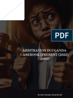 Arbitration in Uganda Case Law From The Year 2024 To 2000