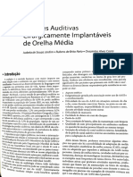 Prã Teses Auditivas Cirã Rg. Implantã . Om - Tratado de Ã Udio