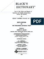 Black Henry Campbell Black’s Law Dictionary Definitions of the Terms