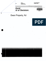 Superfund Record of Decision Ewan Property, NJ: SEP A