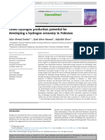 Green Hydrogen Production For A Hydrogen Economy in Developing Countries Like Parkistan