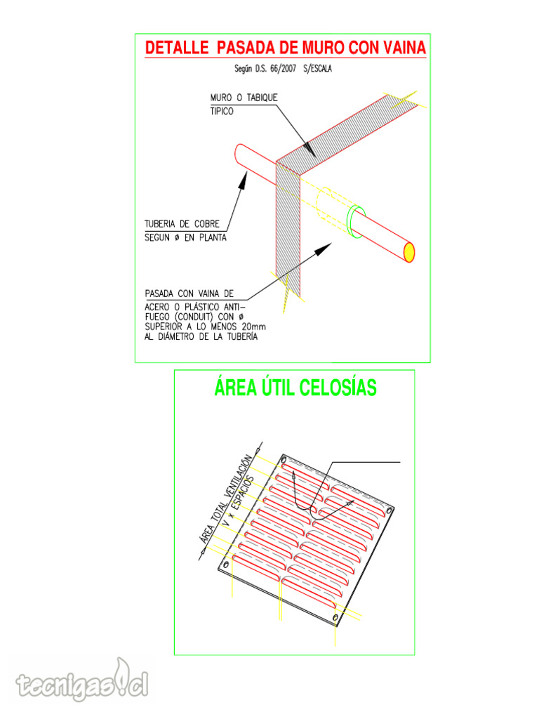 DETALLE PASADA Y CELOSIA | PDF
