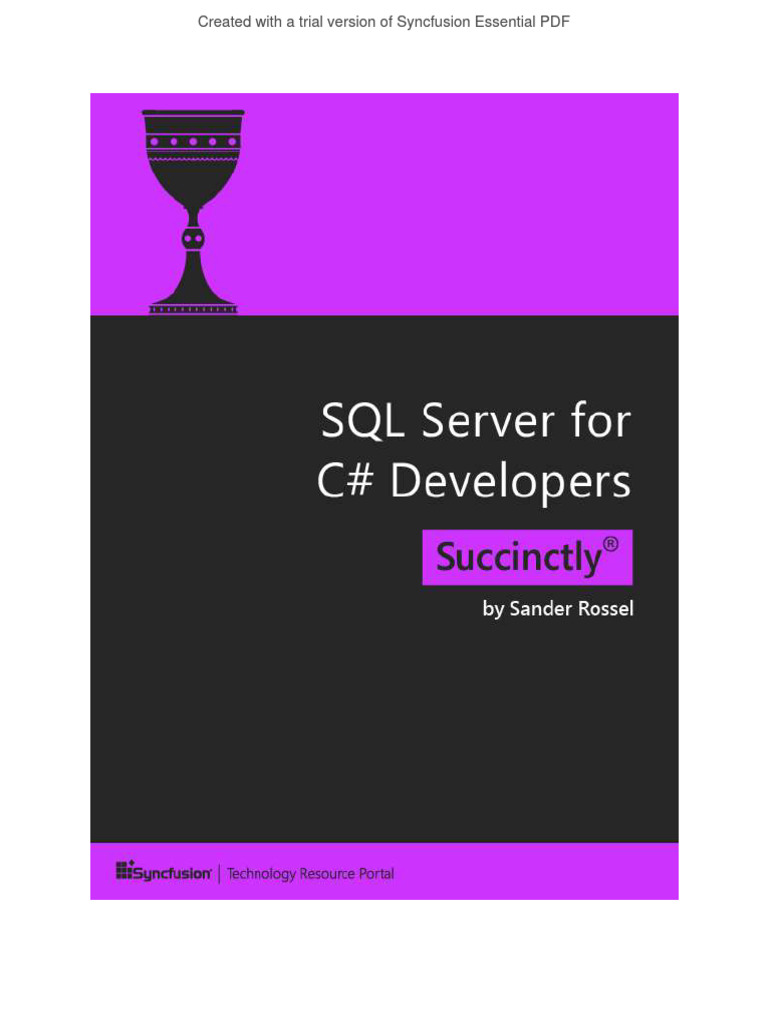 sql_server_for_c_sharp_developers_succinctly | PDF | Microsoft Sql ...