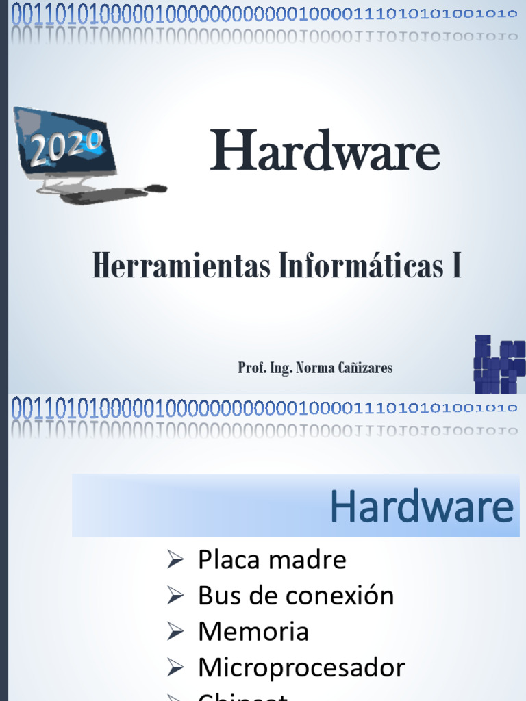 Componentes Esenciales de Hardware PC | PDF | Microprocesador | Arranque