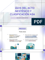 Riesgo anestesico y clasificacion ASA - KJCM