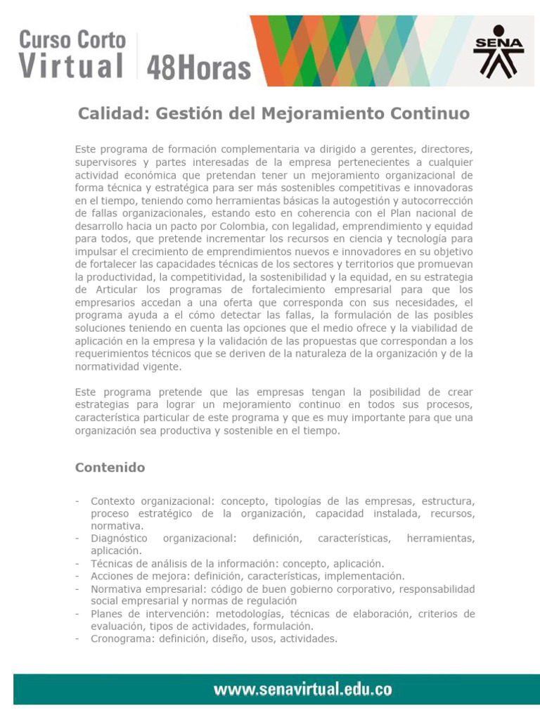Mejora Continua en Empresas: Capacitación SEO | PDF | Business | Toma ...