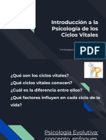 Introducci-n a La Psicolog-A de Los Ciclos Vitales 2024. 1-3