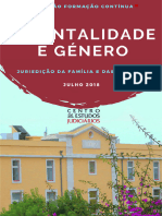 CEJ E-book. Parentalidade e Genero. Coleccao Formacao Continua. Jul 2018