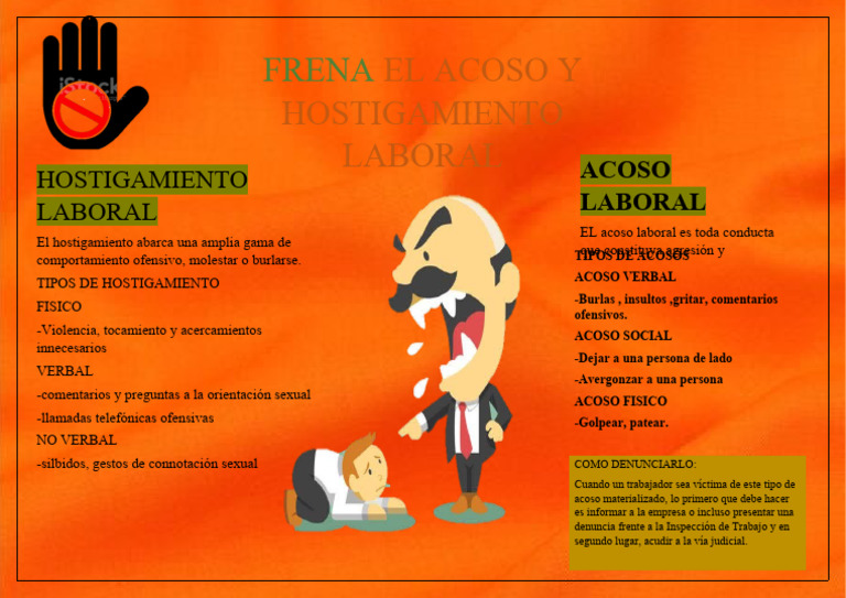 Frena El Acoso y Hostigamiento Laboral 2 | PDF