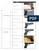 Handguns TL Weapon 6 Colt M1911A1 7 S&amp W ... - GURPS Fallout