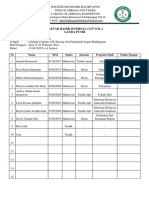 Data Registrasi Peserta Internal Cup Vol 2