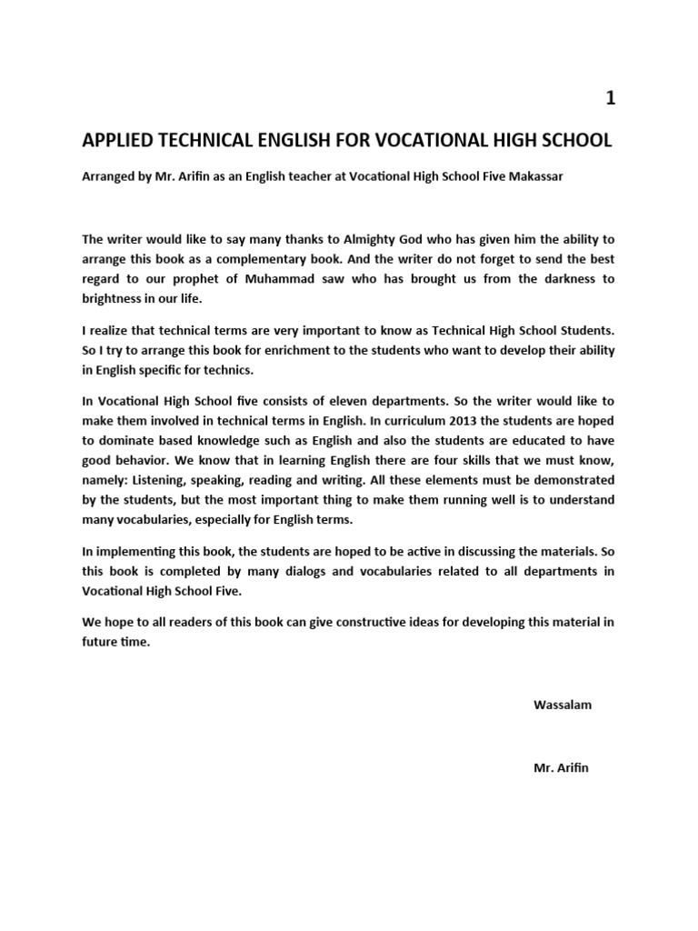 Applied Technical English For Vocational High School | PDF | Tobacco ...
