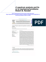 A History of Cepstrum Analysis and Its Application To Mechanical Problems Robert B Randall Full Chapter