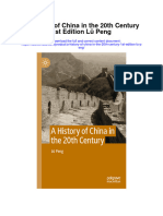 A History of China in The 20Th Century 1St Edition Lu Peng Full Chapter