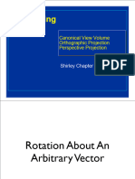 Canonical View Volume Orthographic Projection Perspective Projection Shirley Chapter 7