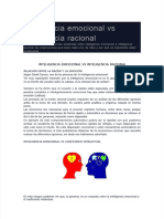 PDF Inteligencia Emocional Vs Inteligencia Racional